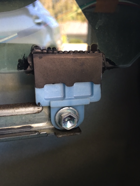Intact window plastic clip