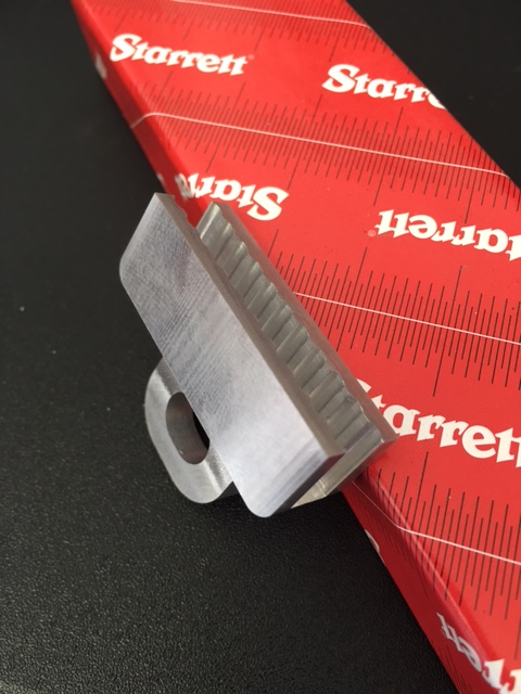 Completed aluminum window tab