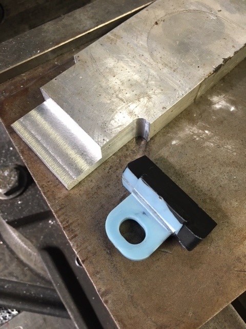 Milling the first Lexus Toyota Window Clip Prototype